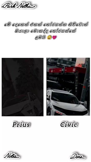 Prius vs Civic dream vehicle comparison