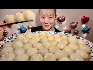 英語 ASMR Mochi Pork【English subtitles】【Mukbang/ Eating Sounds】