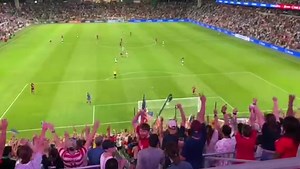 14K views · 343 reactions | USA WINS: The U.S. Women’s National Team takes the win 2-0 against Nigeria in the first-ever game at Austin’s Q2 Stadium. You can also see a fan who ran onto the field, but they were stopped pretty quickly. https://cbsaustin.com/news/local/q2-and-city-staff-assess-traffic-issues-following-first-ever-game-in-the-new-stadium | CBS Austin | Facebook