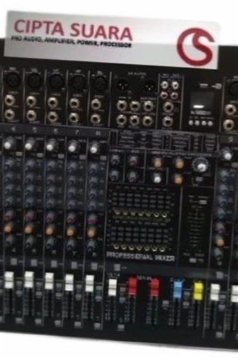 Audio Mixer Cipta Suara dengan 12 Channel MIX HM122FX