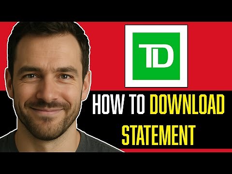 HOW TO DOWNLOAD TD BANK STATEMENT FROM MOBILE APP | QUICK AND SIMPLE