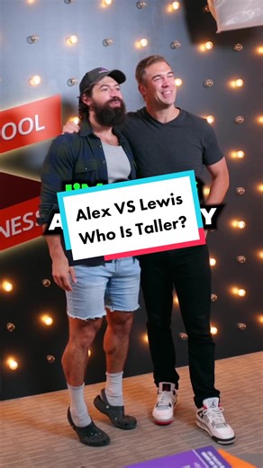 Fun Moment with Lewis Howes | Alex VS Lewis - Who Is Taller?