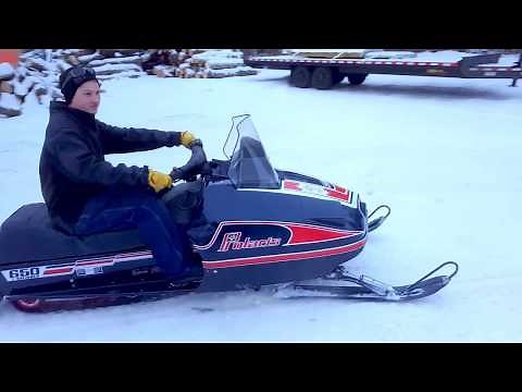 Crazy Fast Polaris Snowmobile 650