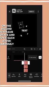 Text explode tutorial - lesson 9 #capcut #tutorial #edit