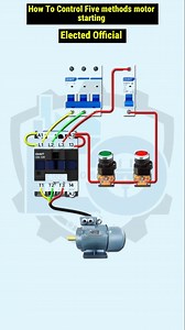 12K views · 154 reactions | How To Control Five methods motor starting #ElectricalTips #DIYElectric #ElectricProject #HomeElectrical #TechTutorial #LifeHacks #ElectricalHack | 퐄퐥퐞퐜퐭퐞퐝 퐎퐟퐟퐢퐜퐢퐚퐥 | Facebook