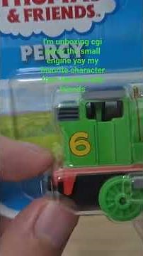I'm unboxing cgi percy the small engine yay my favorite character from thomas and friends