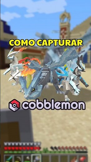 How to Catch Kyurem Black and White in Cobblemon! #shorts #fyp #minecraft #pokemon