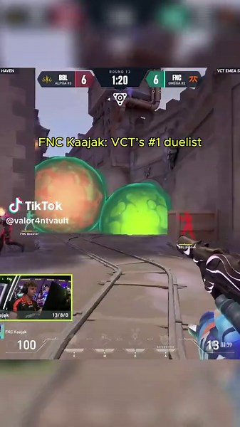 Is Kaajak the best duelist in VCT? #valorant #fnc #kaajak #vct #fyp | valorant