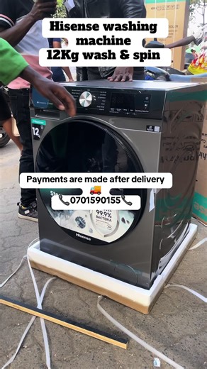 Hisense 12Kg Washing Machine: Quality Wash & Spin