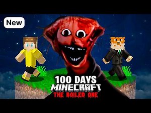 I Survived 100 Days in The BOILED ONE BLOCK Horror Mod in Minecraft [FULL MOVIE]