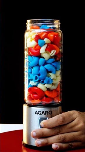🌈🍝 What Happens When You Blend Pasta + Water? 🤯