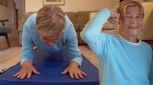 Ultra-fit grandma can hold a plank at 82 years old