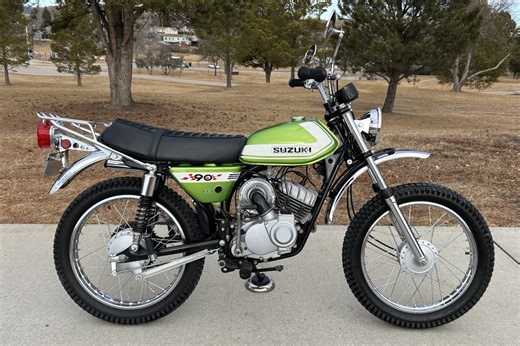 No Reserve: 1972 Suzuki TC-90J Blazer
