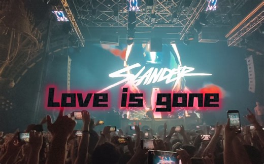 SLANDER巡演Love is gone大合唱