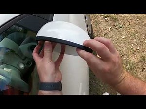 How to replace the external mirror cap in the Fiat 500?