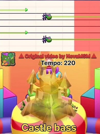 Castle bass (video credits:NovaMSM ) - The amazing digital island - MSM composer tutorial #fyp #msm