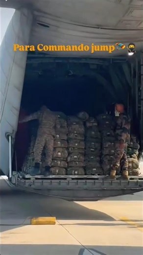 Para commando jump 🪂 training #indianarmy #faujilyfstyle