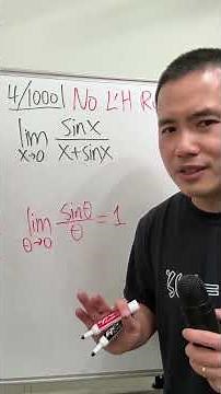4/1000, do not use L'Hopital's rule for this limit! calculus 1