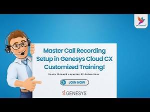 Genesys Administrator Training | Call Recording Setup in Genesys Cloud CX Training