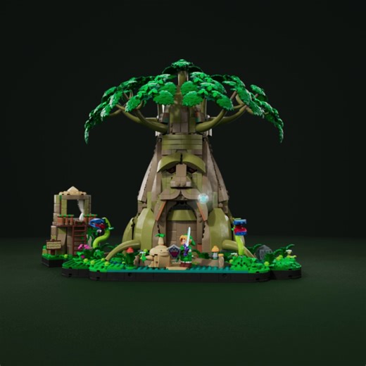 Build the legend. This LEGO The Legend of Zelda Great Deku Tree 2-in-1 set arrives September 1st. | The Legend of Zelda
