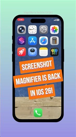 iOS 26 Brings Back Screenshot Magnifier! #ios26 #iphone #shorts