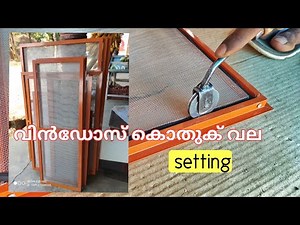 windows mosquito net /aluminum #fabricationwork #mosquito