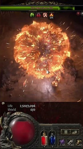 Blood Shield Wall Smith of Kitava v Arbiter of Ash #poe2 #pathofexile2 #diablo4