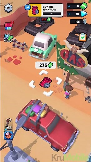 Gas Station: Junkyard Tycoon - Gameplay (Android, IOS)