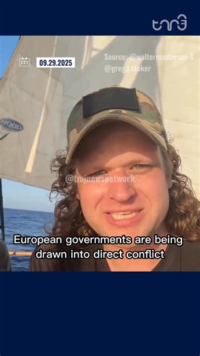 4.4K views · 306 reactions | “What progress is being made right now is moving too slowly. Push harder. All eyes on Ga-za.”Walter Masterson and Greg Stoker send the world a message while aboard the Ohwayla, a sailing vessel participating in the Global Sumud Flotilla. The Flotilla carries life saving humanitarian-aid to Ga-za, and is comprised of over 50 vessels from 44 countries. | TMJ News Network | Facebook