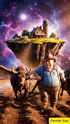 Just another honest day at the last farm in the universe. 🌾🚀 #fantasy #aiart #digitalart #aesthetic