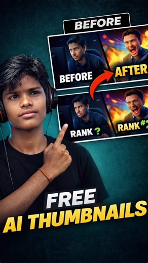 How to make Viral Trending Thumbnails for FREE (No Paid Tools!) 🚀