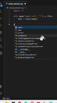 How to make basic email extractor using python & gpt project 30 #coding #python