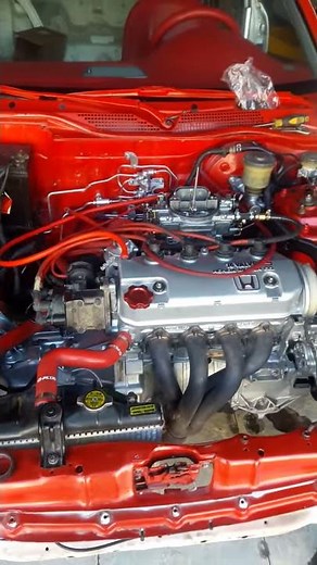 Honda Civic EG8 Edelbrock Carburetor