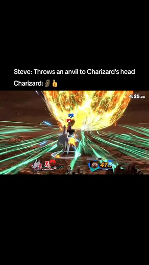 Charizard's Strength in Pokemon Trainer - Smash Bros Ultimate