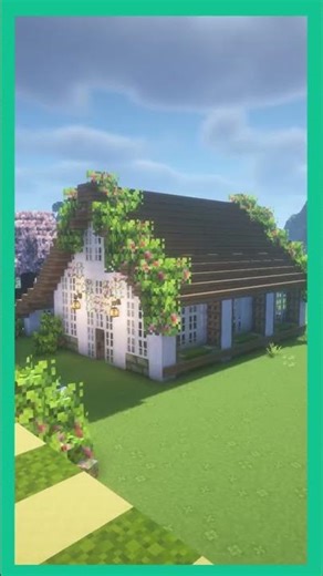 Minecraft Greenhouse Build 🌿 Easy Cottage Garden Idea