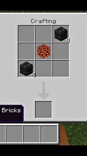 Minecraft me Craft a Black stone megma block #minecraft #mcpe #shorts