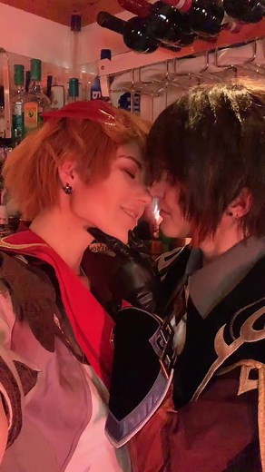 The audio was just too fitting for Childe and Zhongli 🤌✨ || #chili #grnshinimpact #childe #zhongli #tartaglia