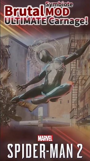 Brutal Symbiote Mod ULTIMATE Carnage! #viralshorts #spiderman #shorts #spiderman2 #foryou