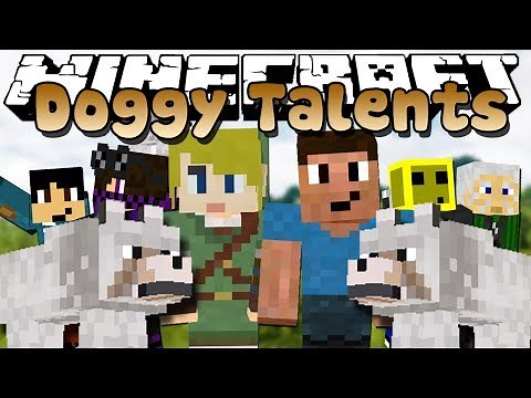 Minecraft: DOG FIGHTING! - Doggy Talents Mod Gameplay