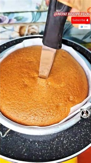 😋Easy Homemade Cake Recipe 🎂 | No Microwave ⚡ | No Mixer #easy #cake #recipe #shorts