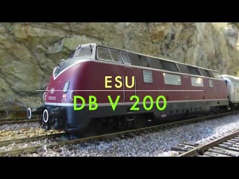 HO ESU (Loksound) DB V200 w/ smoke First Run!