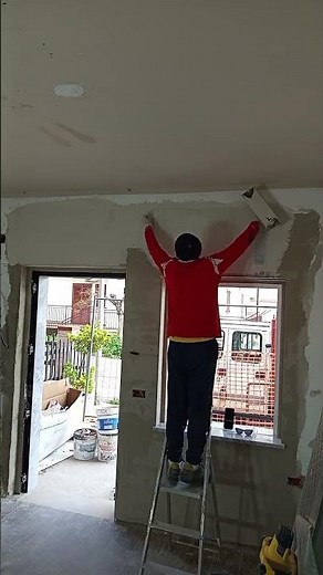 Stuccatura armata con rete in fibra di vetro