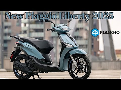 The King of Urban Scooters! 🛵 2025 Piaggio Liberty: Italian Style Meets Full Digital Tech!