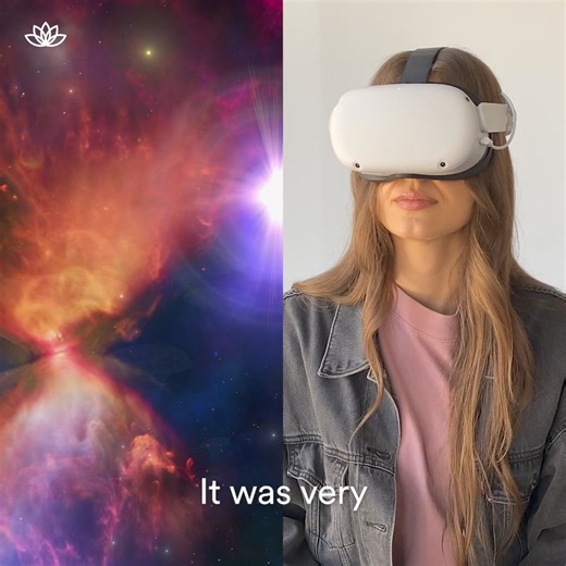 Have you tried meditating with open eyes? 👀 🔮TRIPP combines stunning visuals, award-winning binaural audio and hundreds of topics to help guide you to a place of calm, focus, sleep preparation or breath training. See how immersive technology can open your perception in ways you've only dreamed of. Eyes open. Mind open. World open.✨ | TRIPP