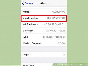 How To Find The Iphone Serial Number
