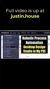 RPA Design Studio with My ServiceNow Personal Developer Instance (PDI) - short #servicenow #rpa