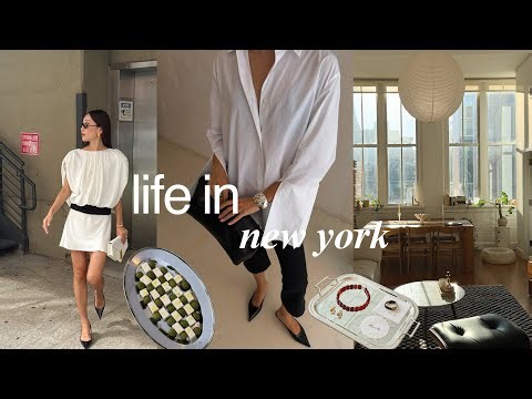 LIFE IN NYC | busy & productive September days, NYFW vlog