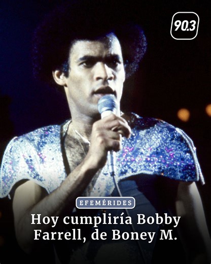 Hoy cumple años el verdadero dueño de los prohibidos, el señor Bobby Farrell de Boney M. 🕺🏻🪩 Un polémico artista en su época (especialmente cuando se supo que su voz no era la que aparecía en las grabaciones del grupo), Bobby nunca pasaba desapercibido cuando aparecía en el escenario con sus movimientos inconfundibles. Hoy lo recordamos con el clásico "Rasputin" 🔊🙌🏻 | FM HIT 90.3