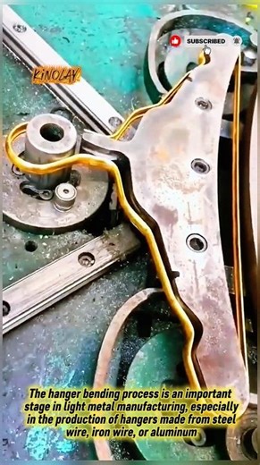 How Wire Hangers Are Bent: Step-by-Step Manufacturing Process ‼️