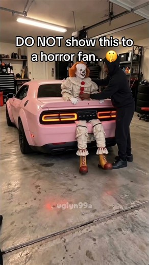 Adding Pennywise decoration to a Widebody Challenger..